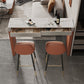 Orange Bar Stool and Table Set Contemporary 1/2/3 Pieces Bar Table Set Clearhalo 'Bar Furniture' 'furn' 'furn_home_bar_bar_sets' 'Furniture' 'Home Bars & Bar Sets' 'home_bar_bar_sets' 'Kitchen & Dining Furniture' 6612291