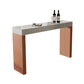 Orange Bar Stool and Table Set Contemporary 1/2/3 Pieces Bar Table Set Orange Table 71"L x 16"W Clearhalo 'Bar Furniture' 'furn' 'furn_home_bar_bar_sets' 'Furniture' 'Home Bars & Bar Sets' 'home_bar_bar_sets' 'Kitchen & Dining Furniture' 6612293