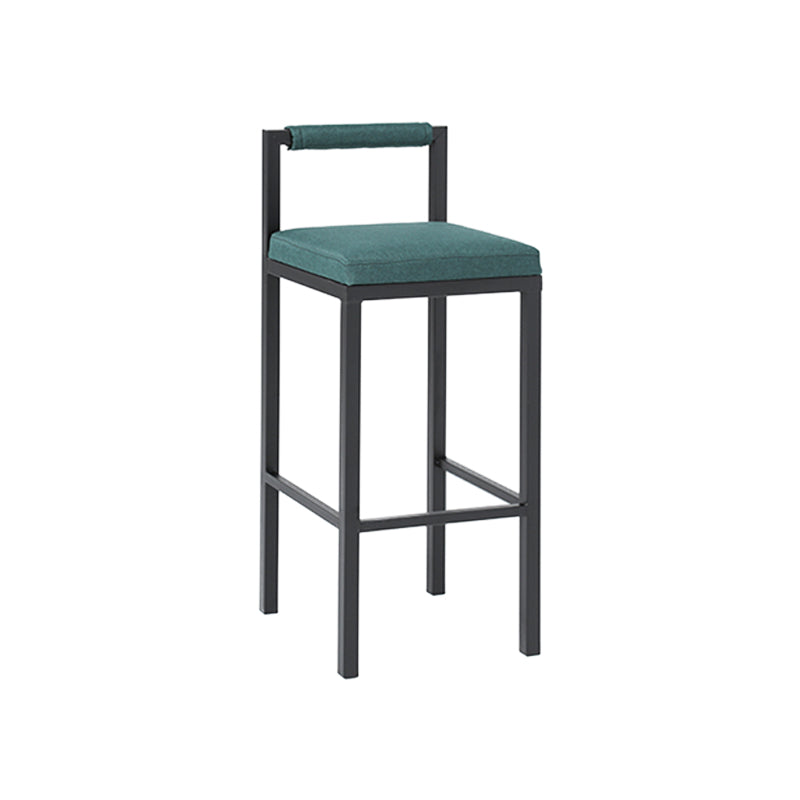 Modern Bar Table Set 1/7 Pieces Solid Wood Counter Table with Upholstered Stools Green 30"H Stool (Single) Clearhalo 'Bar Furniture' 'furn' 'furn_home_bar_bar_sets' 'Furniture' 'Home Bars & Bar Sets' 'home_bar_bar_sets' 'Kitchen & Dining Furniture' 6612305