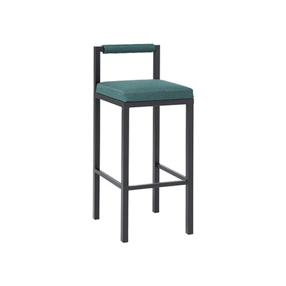 Modern Bar Table Set 1/7 Pieces Solid Wood Counter Table with Upholstered Stools Green 30"H Stool (Single) Clearhalo 'Bar Furniture' 'furn' 'furn_home_bar_bar_sets' 'Furniture' 'Home Bars & Bar Sets' 'home_bar_bar_sets' 'Kitchen & Dining Furniture' 6612305