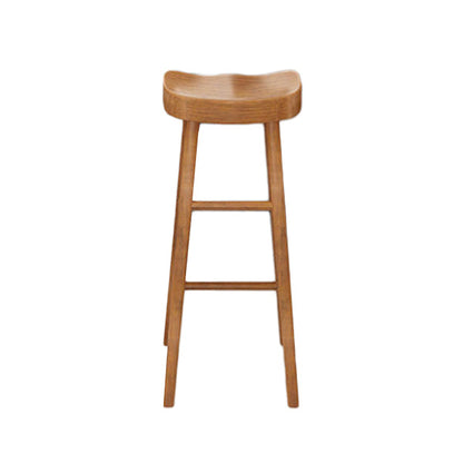 Brown Bar Stool and Table Set 1/3 Pieces Solid Wood Pub Dining Set Brown 30"H Stool (Single) Clearhalo 'Bar Furniture' 'furn' 'furn_home_bar_bar_sets' 'Furniture' 'Home Bars & Bar Sets' 'home_bar_bar_sets' 'Kitchen & Dining Furniture' 6612335