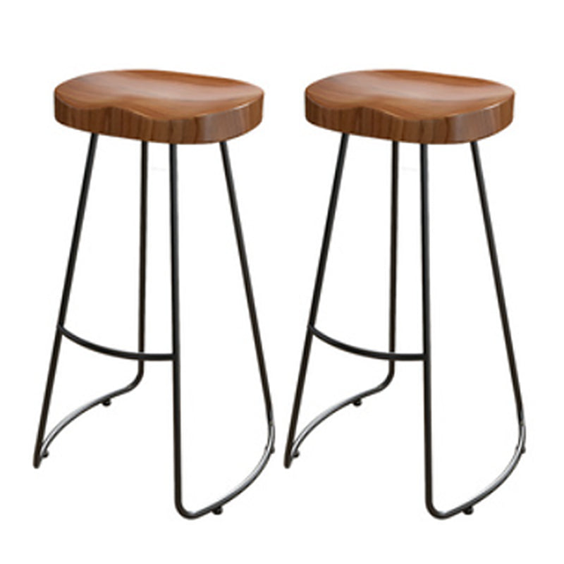 Contemporary Solid Wood Bar Set 1/2/4 Pieces Rectangle Pub Dining Set for Indoor 2 Wooden Chairs 28"H Clearhalo 'Bar Furniture' 'furn' 'furn_home_bar_bar_sets' 'Furniture' 'Home Bars & Bar Sets' 'home_bar_bar_sets' 'Kitchen & Dining Furniture' 6612351