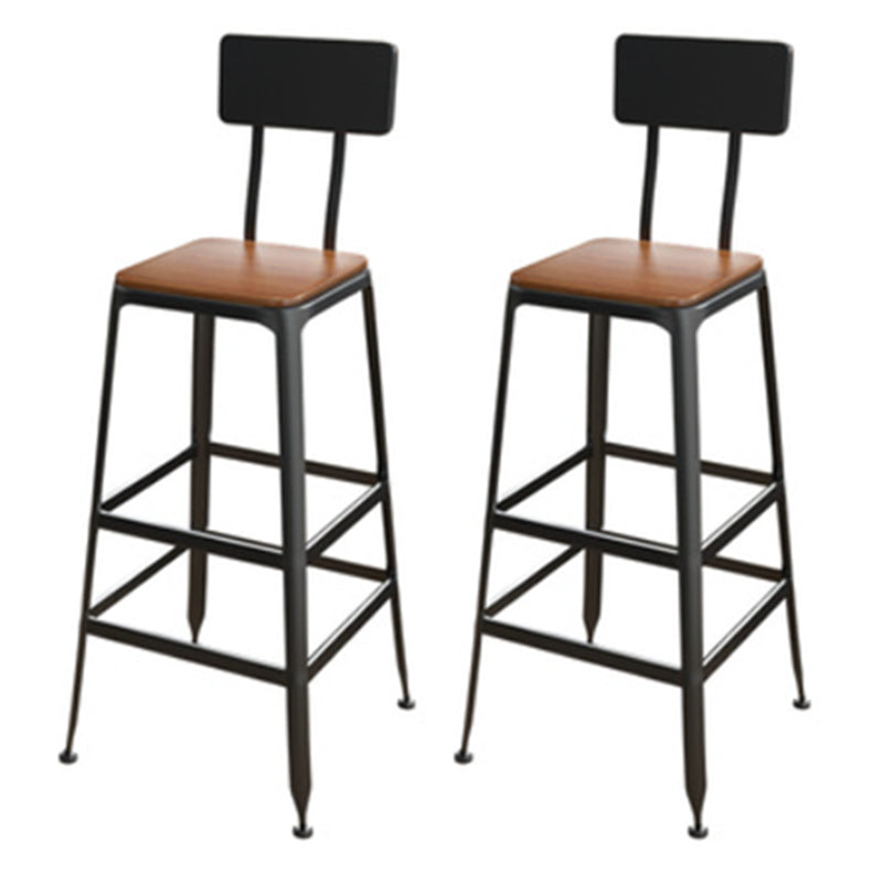 Contemporary Solid Wood Bar Set 1/2/4 Pieces Rectangle Pub Dining Set for Indoor Black 30"H Stools (Set of 2) Clearhalo 'Bar Furniture' 'furn' 'furn_home_bar_bar_sets' 'Furniture' 'Home Bars & Bar Sets' 'home_bar_bar_sets' 'Kitchen & Dining Furniture' 6612352