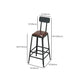 Contemporary Solid Wood Bar Set 1/2/4 Pieces Rectangle Pub Dining Set for Indoor Clearhalo 'Bar Furniture' 'furn' 'furn_home_bar_bar_sets' 'Furniture' 'Home Bars & Bar Sets' 'home_bar_bar_sets' 'Kitchen & Dining Furniture' 6612363