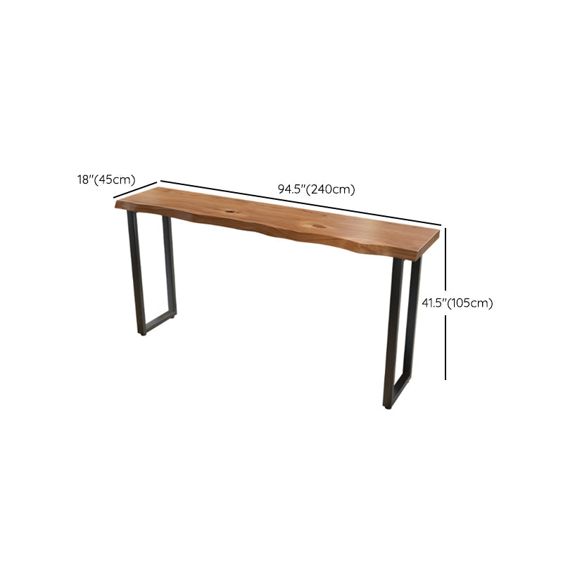 Contemporary Solid Wood Bar Set 1/2/4 Pieces Rectangle Pub Dining Set for Indoor Clearhalo 'Bar Furniture' 'furn' 'furn_home_bar_bar_sets' 'Furniture' 'Home Bars & Bar Sets' 'home_bar_bar_sets' 'Kitchen & Dining Furniture' 6612373