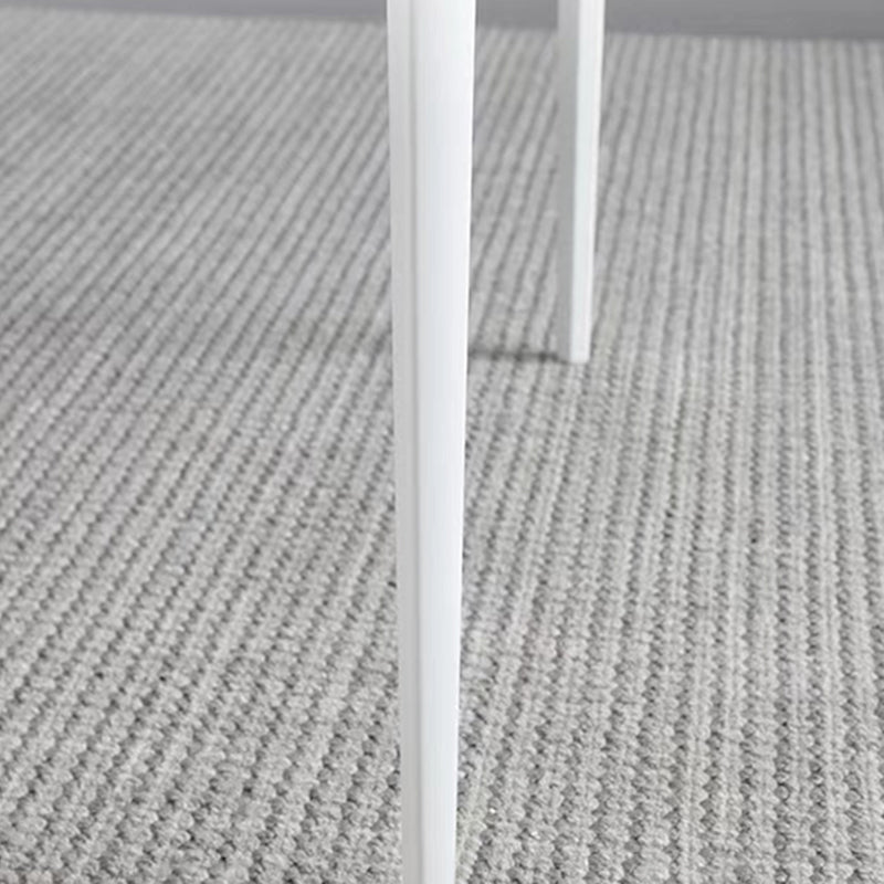 Contemporáneo 1/2/4/5/6/7 Piezas Muebles Sillas de comedor rectangulares de piedra colocadas en blanco