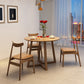 Moderne eetgelegenheid 1/2/4 PCS Massieve houten eettafel en stoelen in bruin