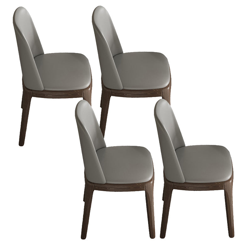 Modern 1/4/5/7 Pieces Dining Table Set Stone Rectangle Furniture in White 4 Grey Chairs Clearhalo 'Dining Room Sets' 'Dining Tables & Seating' 'dining_room_set' 'furn' 'furn_dining_room_set' 'Furniture' 'Kitchen & Dining Furniture' 6612582