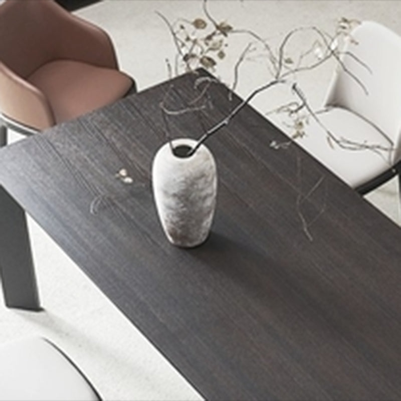 Industrial 1/2/5/7 Pieces Furniture Solid Wood Rectangle Dining Chairs Set in Black Clearhalo 'Dining Room Sets' 'Dining Tables & Seating' 'dining_room_set' 'furn' 'furn_dining_room_set' 'Furniture' 'Kitchen & Dining Furniture' 6612622