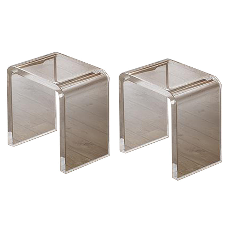 Industrial 1/2/5 Pieces Furniture Solid Wood Rectangle Dining Chairs Set in Natural 2 Clear Stools Clearhalo 'Dining Room Sets' 'Dining Tables & Seating' 'dining_room_set' 'furn' 'furn_dining_room_set' 'Furniture' 'Kitchen & Dining Furniture' 6612640