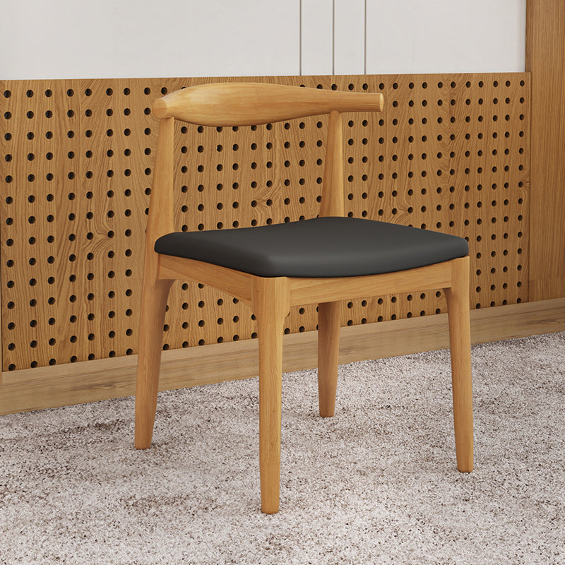 Juego de comedor moderno 1/4/5/6/7 PCS Mesa de comedor de madera maciza rectángulo y sillas sin brazos