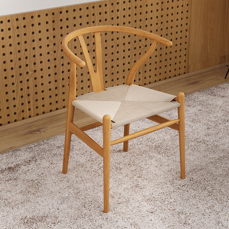 Juego de comedor moderno 1/4/5/6/7 PCS Mesa de comedor de madera maciza rectángulo y sillas sin brazos