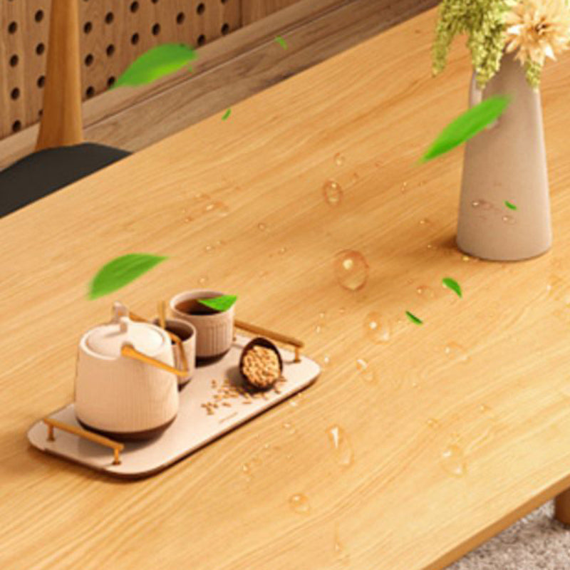 Juego de comedor moderno 1/4/5/6/7 PCS Mesa de comedor de madera maciza rectángulo y sillas sin brazos