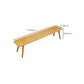 Juego de comedor moderno 1/4/5/6/7 PCS Mesa de comedor de madera maciza rectángulo y sillas sin brazos