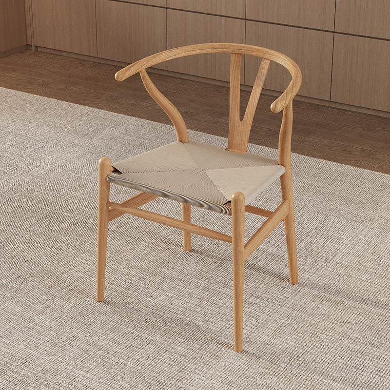 Moderne eetgelegenheid 1/3/4/5/6/7 PCS Massieve houten eettafel en stoelen in natuurlijk