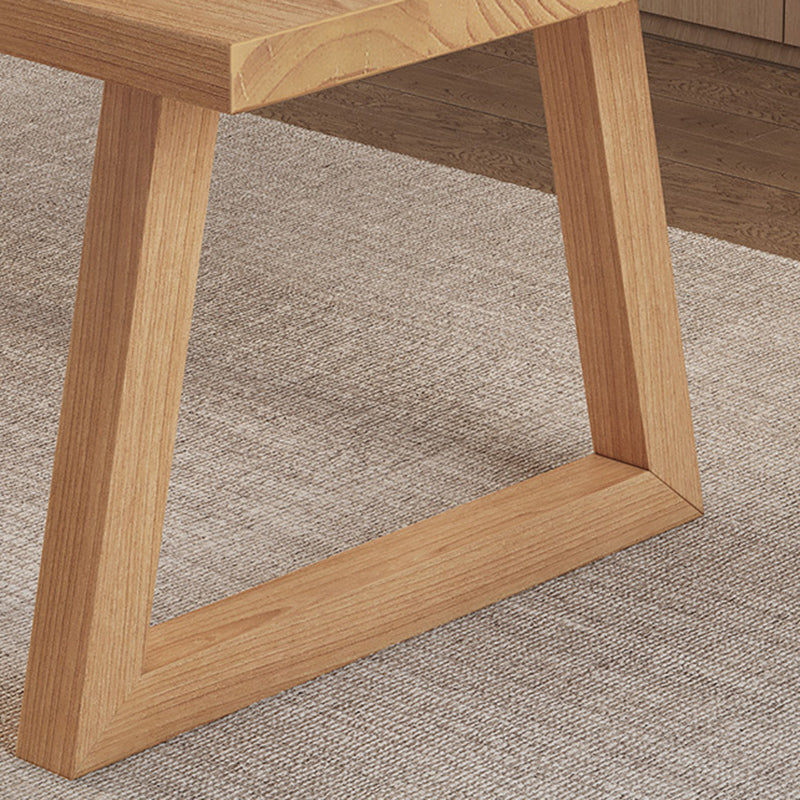 Moderne eetgelegenheid 1/3/4/5/6/7 PCS Massieve houten eettafel en stoelen in natuurlijk