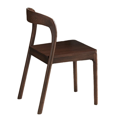 Ensemble de restauration moderne 1/3/4/5 PCS Table et chaises à manger en bois massif rectangle