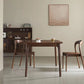 Ensemble de restauration moderne 1/3/4/5 PCS Table et chaises à manger en bois massif rectangle