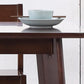 Traditionnelle 1/2/5/6 Pièces meubles en bois massif Rectangle Table à manger en marron