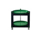 Moderner Acryl -runder Beistelltisch mit Casters Tably Top 2 - Tier End Table Set