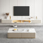 Contemporary Media Console Floating Stone Stand Console with Doors Clearhalo 'furn' 'furn_tv_stands_entertainment_centers' 'Furniture' 'Living Room Furniture' 'TV Stands & Entertainment Centers' 'TV Stands & Media Storage Furniture' 'tv_stands_entertainment_centers' 6617459