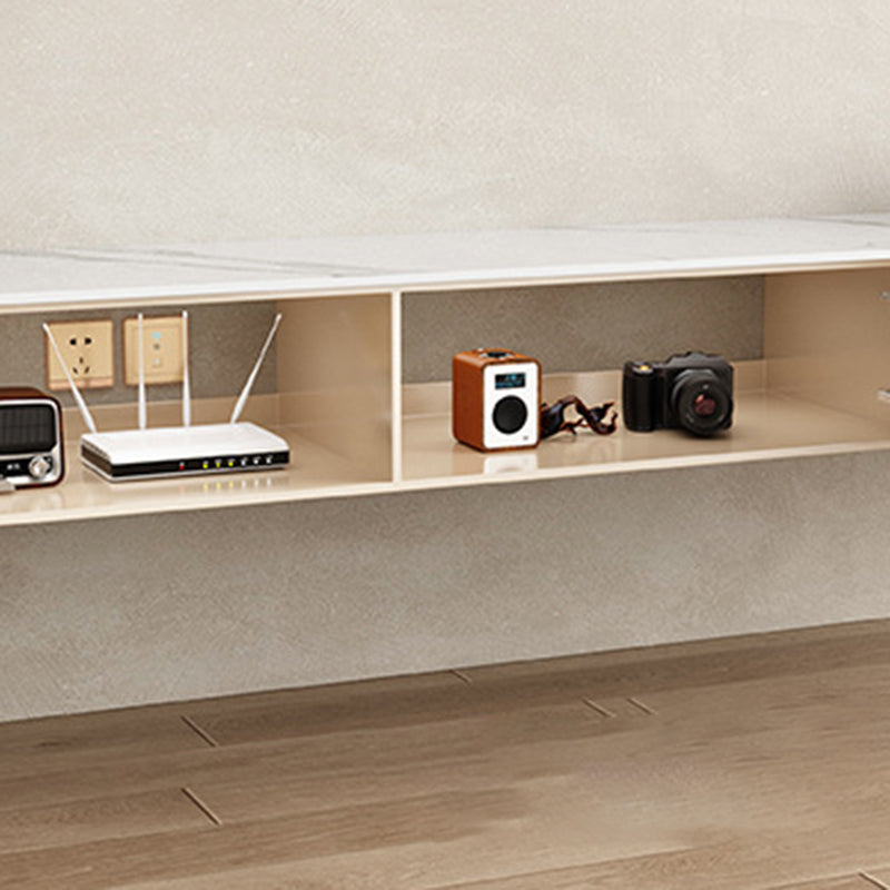 Console multimediale contemporanea Porta TV Console TV in pietra con cassetti