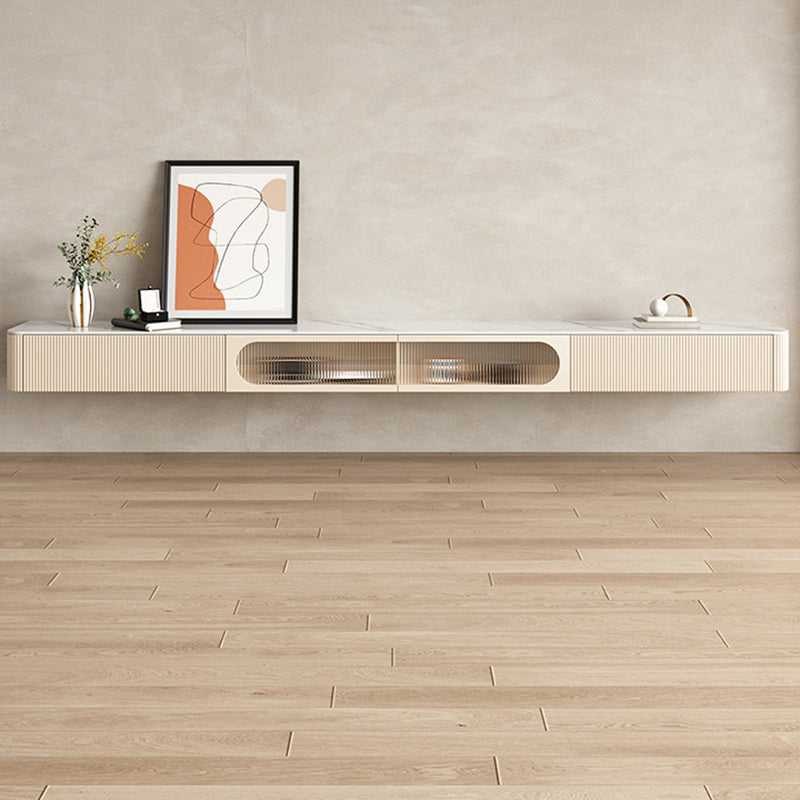 Console multimediale contemporanea Porta TV Console TV in pietra con cassetti