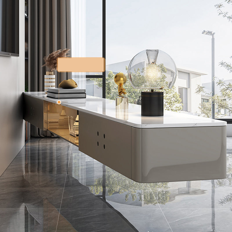 Console multimediale moderna Porta TV Porta TV in pietra Console con cassetti