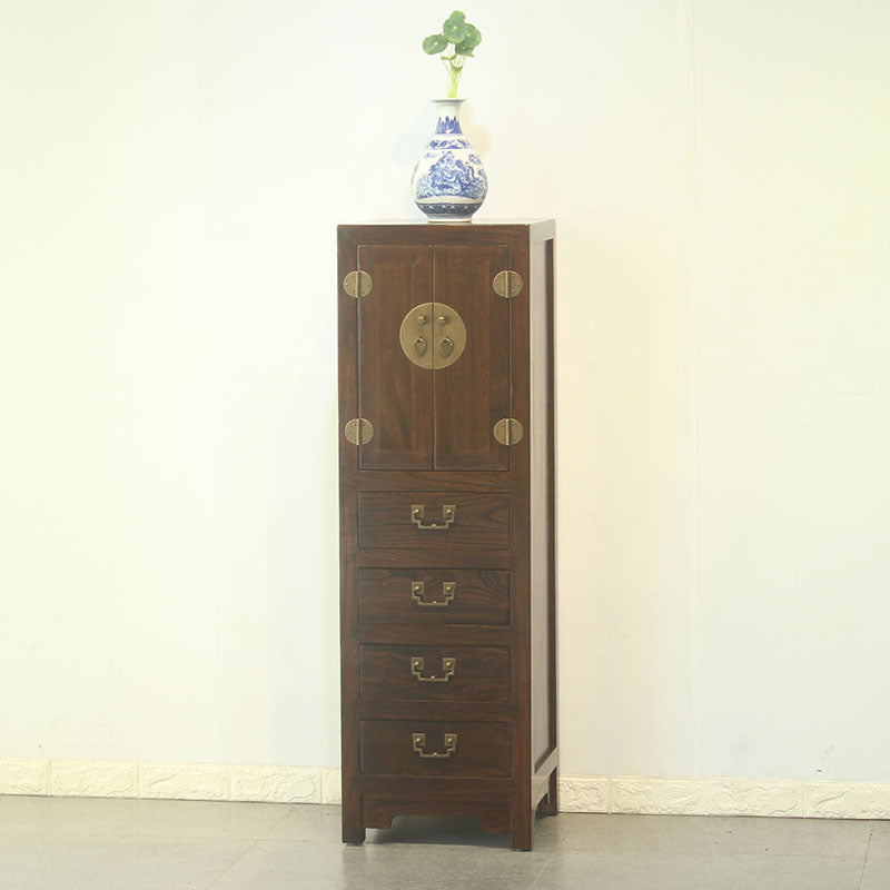 Modern Solid Wood Accent Chest Standard Ring Pulls Accent Cabinet Walnut 4 Clearhalo 'Cabinets & Chests' 'cabinets_chests' 'furn' 'furn_cabinets_chests' 'Furniture' 'Living Room Furniture' 6617721