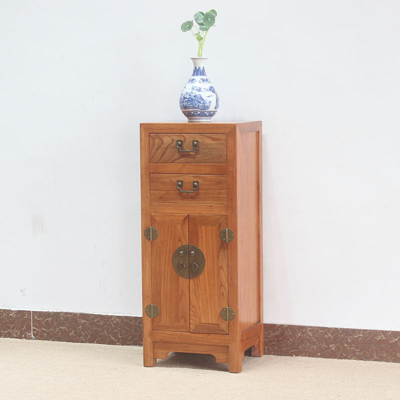 Modern Solid Wood Accent Chest Standard Ring Pulls Accent Cabinet Champagne 2 Clearhalo 'Cabinets & Chests' 'cabinets_chests' 'furn' 'furn_cabinets_chests' 'Furniture' 'Living Room Furniture' 6617724