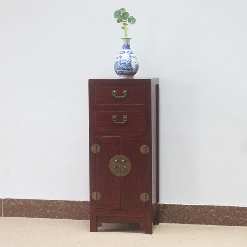 Modern Solid Wood Accent Chest Standard Ring Pulls Accent Cabinet Red Brown 2 Clearhalo 'Cabinets & Chests' 'cabinets_chests' 'furn' 'furn_cabinets_chests' 'Furniture' 'Living Room Furniture' 6617725