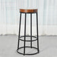 Zeitgenössisches Pub-Set aus massivem Holz, 1/6-teilig, rechteckiges Bar-Set mit Barhöhe