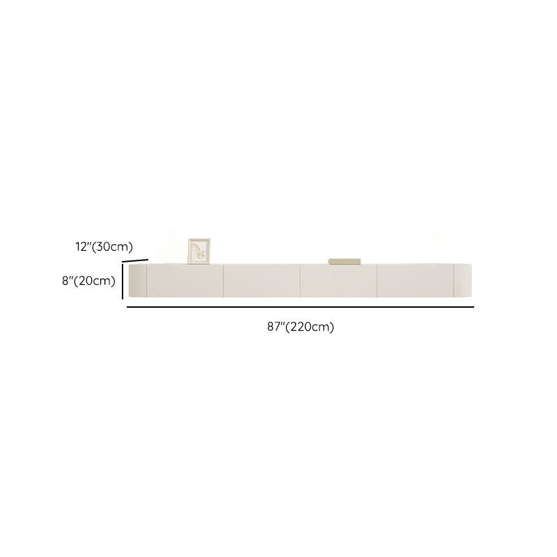 Contemporary Floating Media Console Wood Stand Console for Living Room Clearhalo 'furn' 'furn_tv_stands_entertainment_centers' 'Furniture' 'Living Room Furniture' 'TV Stands & Entertainment Centers' 'TV Stands & Media Storage Furniture' 'tv_stands_entertainment_centers' 6617908