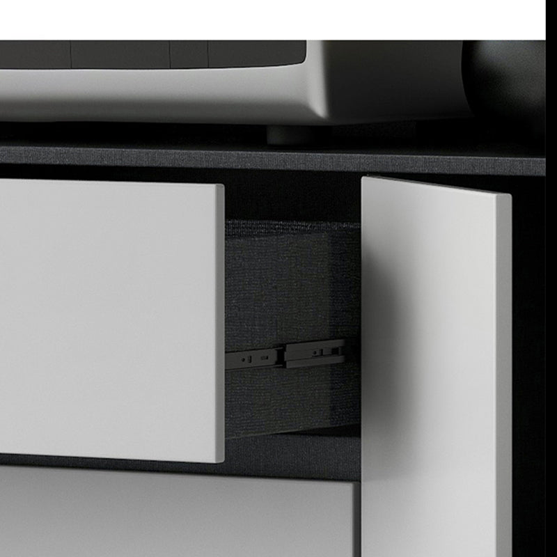 現代のガラスのドアダイニングハッチウッドハッチビュッフェ付きドア