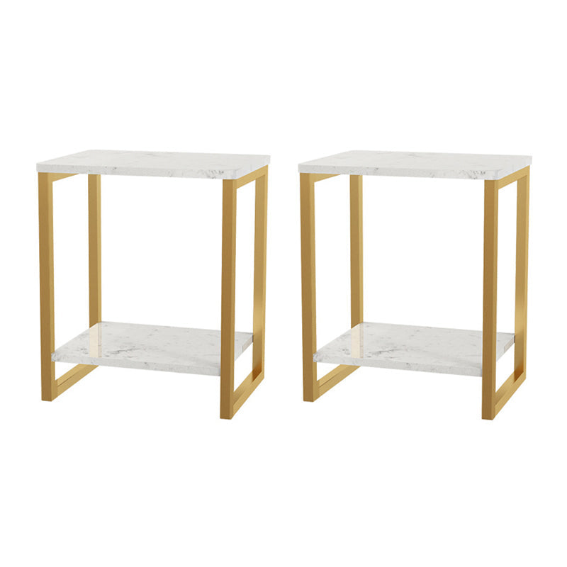 Steinbett Nachttisch Glamakzenttisch Nachttisch für Schlafzimmer