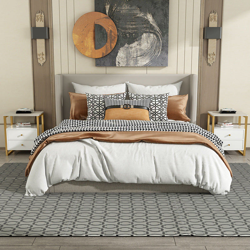 Steinbett Nachttisch Glamakzenttisch Nachttisch für Schlafzimmer