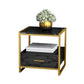Glam Bed Nightstand Open Storage Accent Table Nightstand with Drawer Clearhalo 'Bedroom Furniture' 'furn' 'furn_night_stand' 'Furniture' 'night_stand' 'Nightstands' 6618044