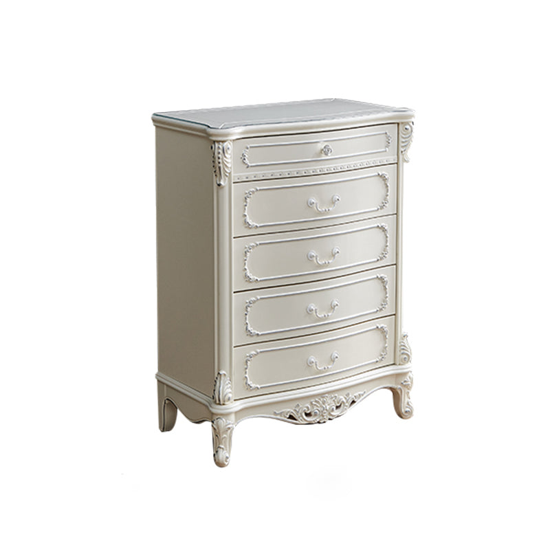 Commode de rangement traditionnelle, commode en bois massif pour la maison