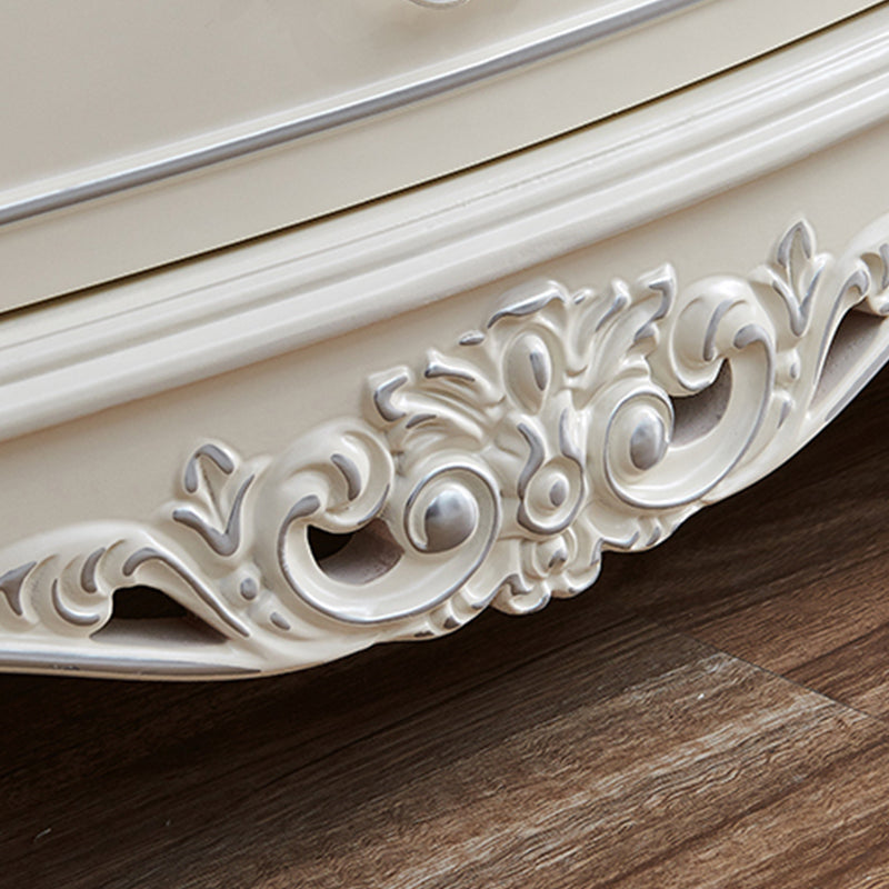 Commode de rangement traditionnelle, commode en bois massif pour la maison