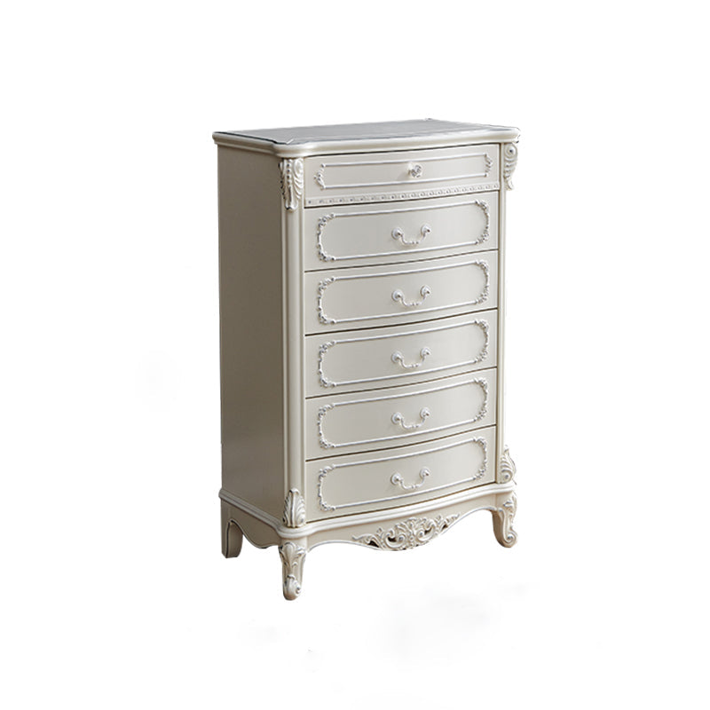 Commode de rangement traditionnelle, commode en bois massif pour la maison