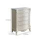 Commode de rangement traditionnelle, commode en bois massif pour la maison