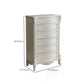 Commode de rangement traditionnelle, commode en bois massif pour la maison