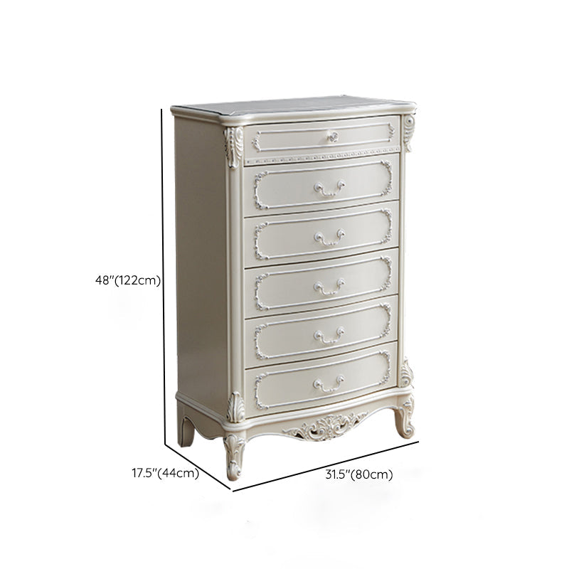 Commode de rangement traditionnelle, commode en bois massif pour la maison