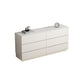 13.65-inch W Stone Storage Chest Dresser Modern Storage Chest