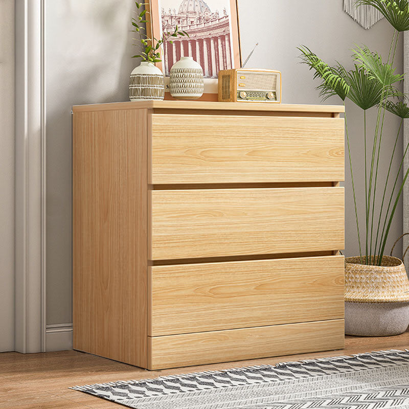 15.99-inch W Contemporary Storage Chest Manufactured Wood Dresser 24"L x 16"W x 27"H Natural 3 Clearhalo 'Bedroom Furniture' 'Dressers & Chests' 'dressers_chests' 'furn' 'furn_dressers_chests' 'Furniture' 6618268