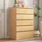 15.99-inch W Contemporary Storage Chest Manufactured Wood Dresser 24"L x 16"W x 43"H Natural 6 Clearhalo 'Bedroom Furniture' 'Dressers & Chests' 'dressers_chests' 'furn' 'furn_dressers_chests' 'Furniture' 6618271