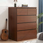 15.99-inch W Contemporary Storage Chest Manufactured Wood Dresser 24"L x 16"W x 35"H Nut-Brown 5 Clearhalo 'Bedroom Furniture' 'Dressers & Chests' 'dressers_chests' 'furn' 'furn_dressers_chests' 'Furniture' 6618273