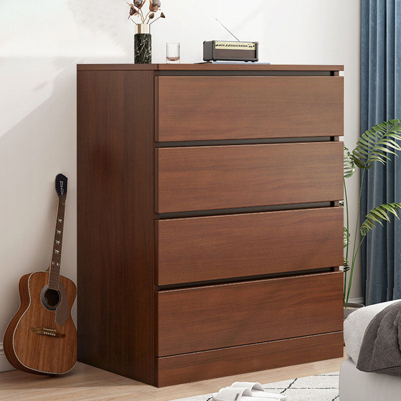 15.99-inch W Contemporary Storage Chest Manufactured Wood Dresser 24"L x 16"W x 35"H Nut-Brown 4 Clearhalo 'Bedroom Furniture' 'Dressers & Chests' 'dressers_chests' 'furn' 'furn_dressers_chests' 'Furniture' 6618275