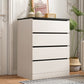 15.99-inch W Contemporary Storage Chest Manufactured Wood Dresser 24"L x 16"W x 35"H Black White 4 Clearhalo 'Bedroom Furniture' 'Dressers & Chests' 'dressers_chests' 'furn' 'furn_dressers_chests' 'Furniture' 6618280