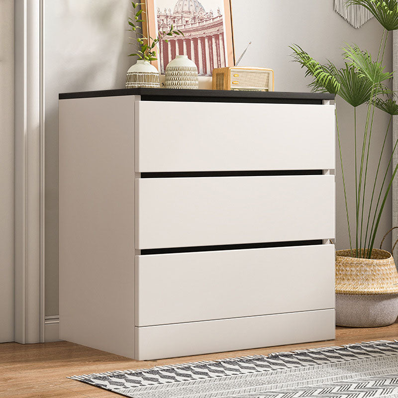 15.99-inch W Contemporary Storage Chest Manufactured Wood Dresser 24"L x 16"W x 27"H Black White 3 Clearhalo 'Bedroom Furniture' 'Dressers & Chests' 'dressers_chests' 'furn' 'furn_dressers_chests' 'Furniture' 6618281
